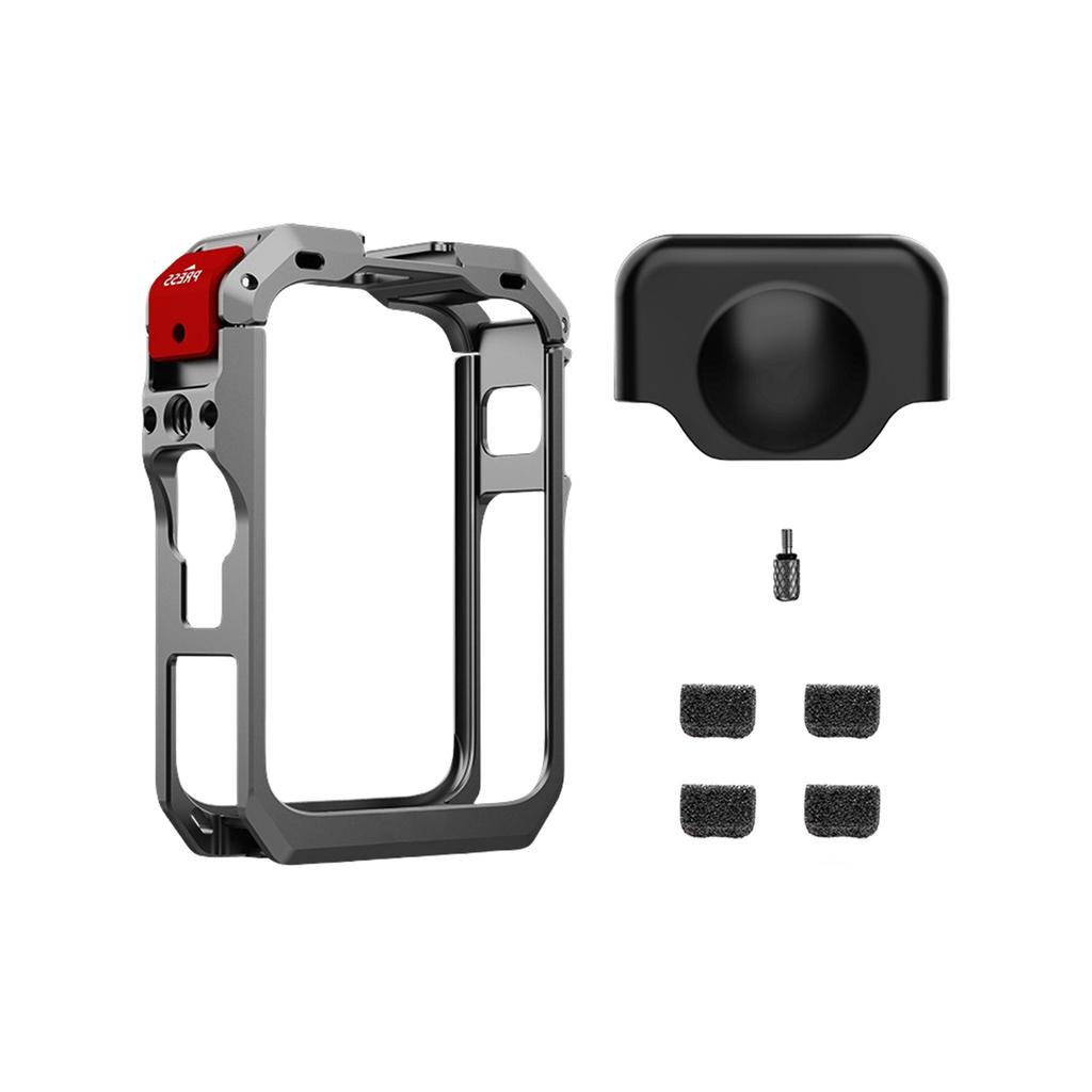 Multifunction Aluminum Housing Suitable for 360 Cameras Enhancing Cooling Compact Portability And Accessory Integration