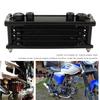 Motorcycle Engine Oil Cooler, 17PCS Motorcycle Oil Cooler Radiator Set, 4-Row Engine Oil Cooling Kit for Monkey 125cc-140cc, Dirt Bike Oil Cooler Cool