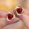 Elegant French Light Luxury 925 Silver Needle Earrings for Women – Exquisite and Versatile High-End Design