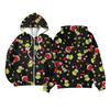 Children Girls And Boys Fashion Jacket Casual Printed Long-sleeved Hooded Cardigan Sweatshirts