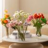 1Pc Flower Vase Acrylic Hydroponic Home Decor Clear Flower Pot Desktop Decorative Vase For Wedding