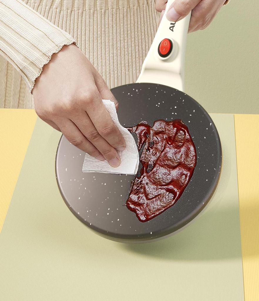 AUX Crepe and Spring Roll Maker - Pancake & Dough Cake Pan