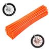 Universal Motocross Spoke Wraps 72PCS Multicolor Scratch-proof Dirt Bike Wheel Rim Spoke Covers for Riding Decoration