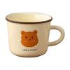 Souvenir Nostalgic Retro Ceramic Cup Imitation Enamel Mug with Lid Office and Home Personalized Creative Drinking Cup