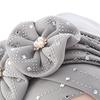 Shiny Lady African Headtie Skin-friendly Rhinestone Knot African Headwrap for Daily Life