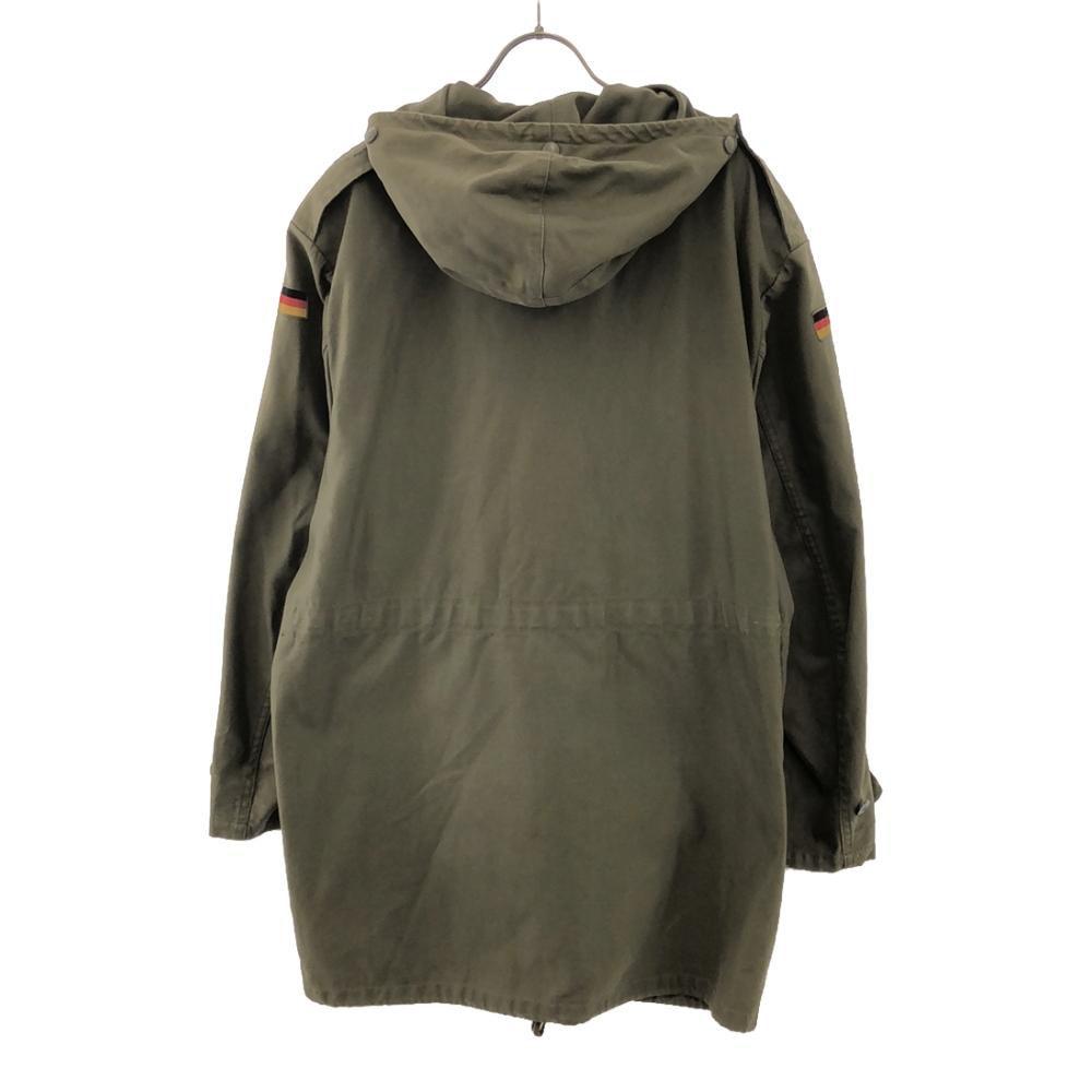 GERMAN MILITARY 80s Vintage With Hood Military Jacket 170/180-100 Khaki Men's Used