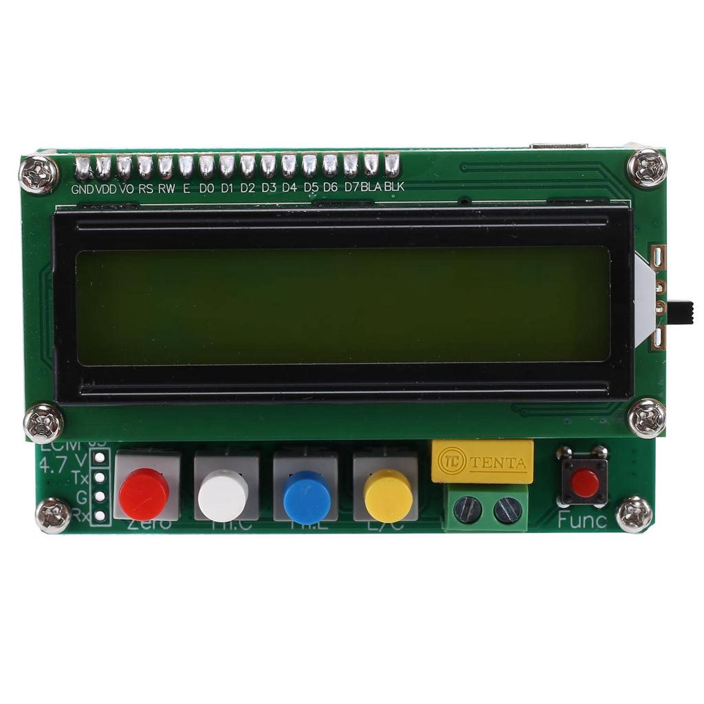 Ahvqevn Digitaler Kondensator LCD Kapazitätsmesser Tester mit Mini-USB-Schnittstelle und USB-Kabel Induktivitäts-/Kapazitäts-L/C-Meter, Messgerät,