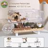 Luxury Extra-Large Golden Hamster Cage: Spacious, Easy-Clean, Anti-Bite Design