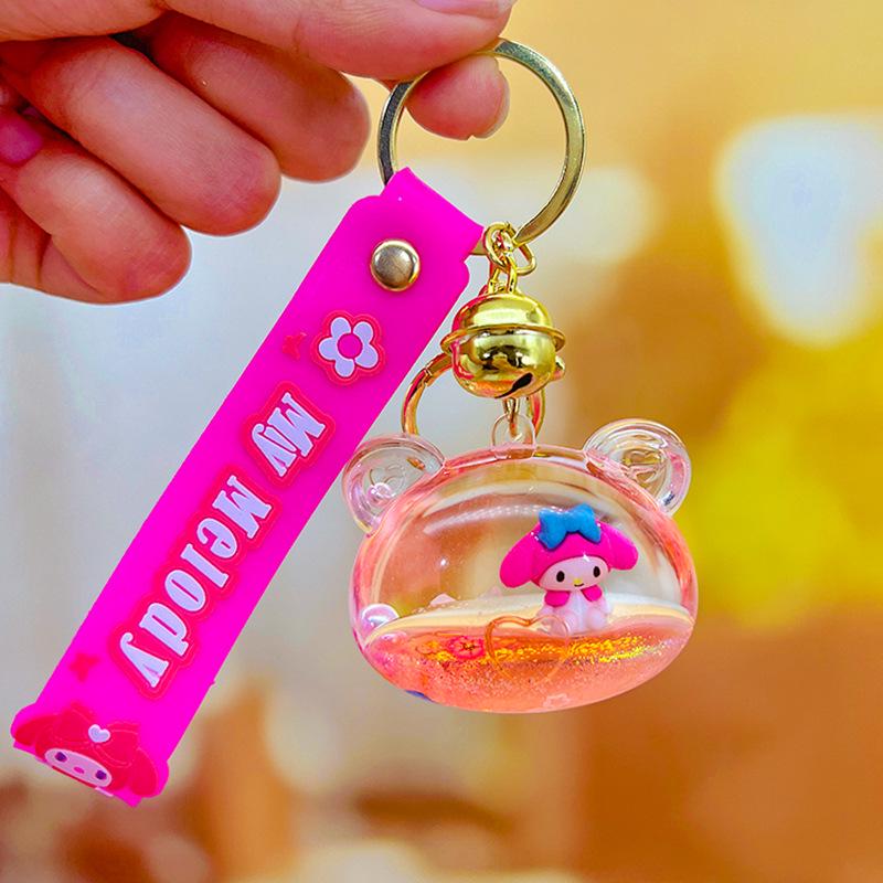 My Melody Barevný přívěsek na klíče s olejovou náplní pro batoh