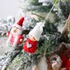 2 Stück Niedlicher Weihnachts-Hängeengel Gesichtsloser Weihnachtsmann Puppe Ornament Weihnachtsbaumdeko Für Zuhause Figuren Kinder Neujahrsgeschenk Zubehör