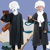 Childrens Courtroom dressing up Costume Soft Breathable Fabric Lawyer Judge Pretend Play Outfit For Boys And Girls