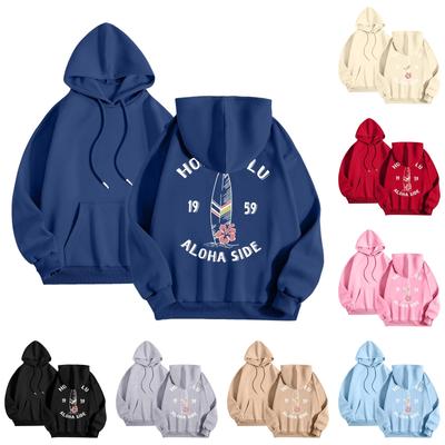 Women's Fashion Lightweight Long Sleeve Pullover Hoodies With Pockets Graphic Hoodie