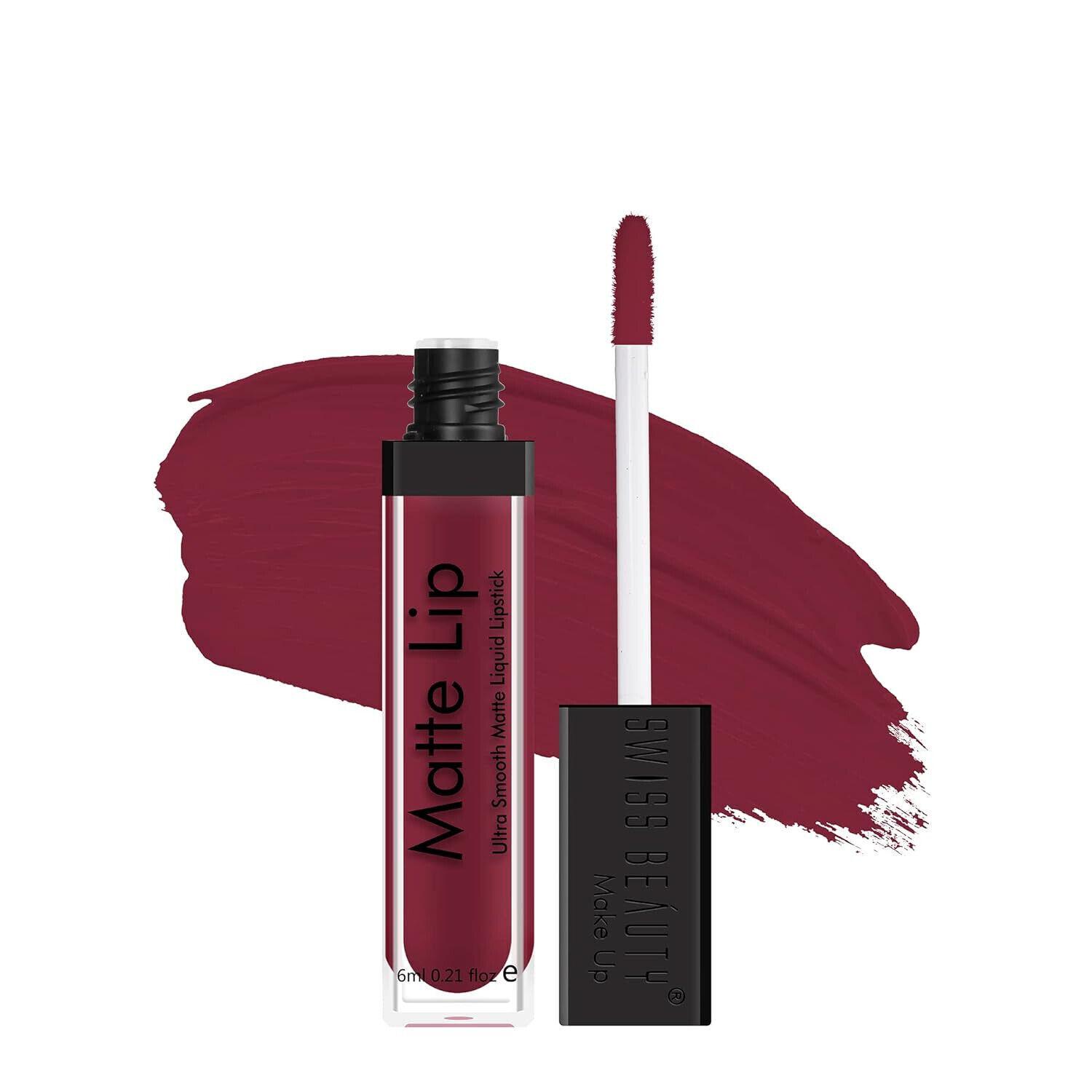 @ SWISS BEAUTY Ultra Smooth Matte Liquid Lipstick Epic Magenta 6ml m203 VD-674-60%OFF