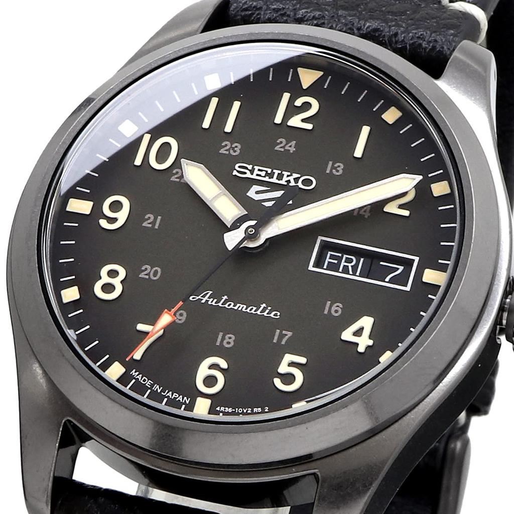 Seiko 5 Sportpálya Specialist Stílus Mechanikai Elosztás Korlátozott Modell óra Seiko Five Sports Made in Japan SRPG41 Fekete bőr [Seiko] Férfi