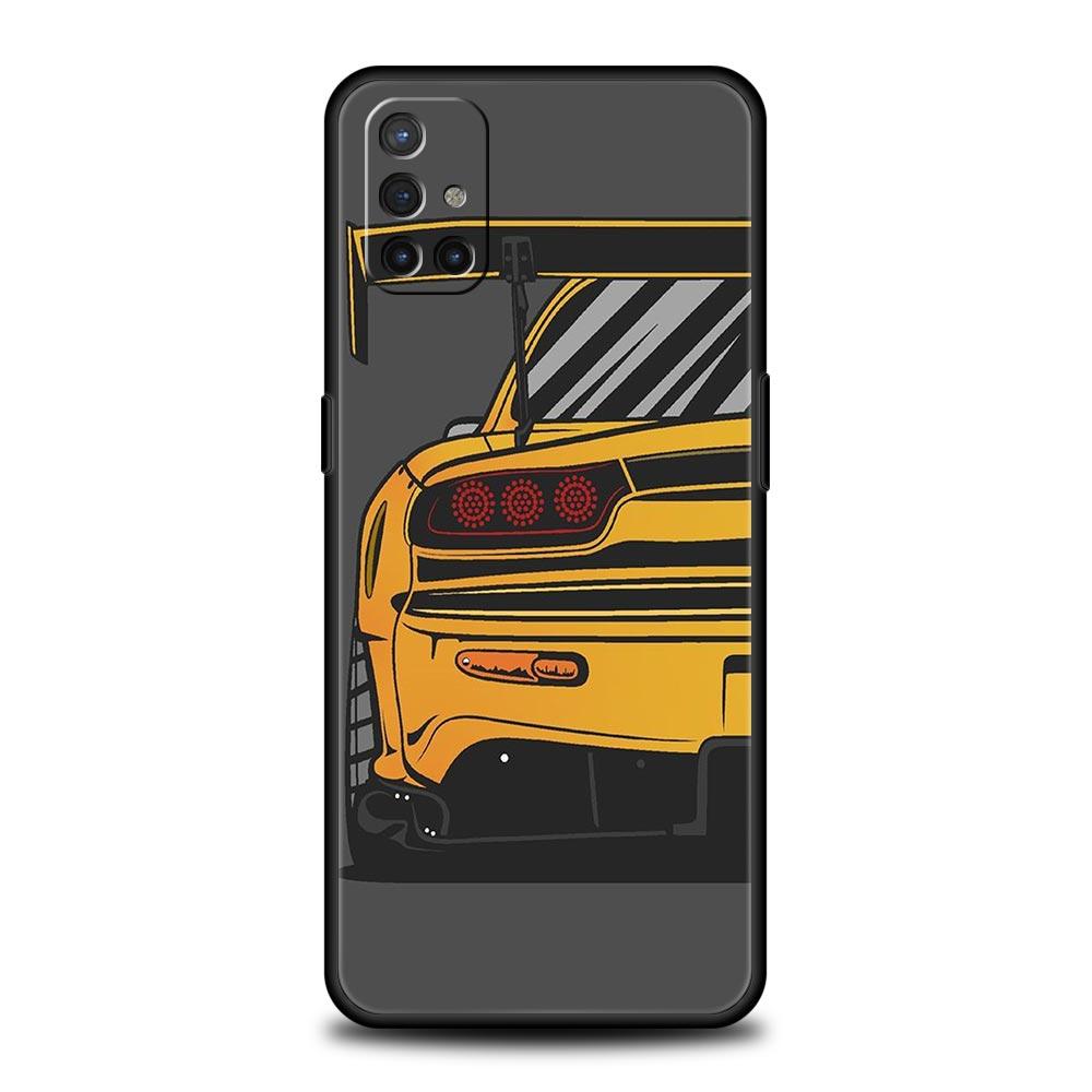 

Japan JDM Sports Car Phone Case For OnePlus 10 9 Pro 9T 10R 9R 9RT 8T 8 7 6T 7T Nord 2T CE 2 5G N200 N10 N100 Silicone Cover OnePlus Nord 2T