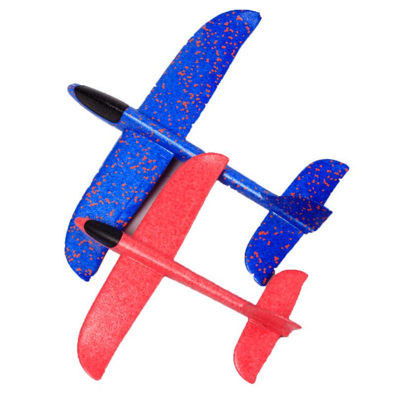 Camouflage Foam Stunt Airplane with Lights & Luminous Nose - Customizable Logo for Kids
