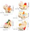 Desktop Ornament Horse Figurine Resin Zodiac Ornaments New Year Mascot Miniature  Car Decoration
