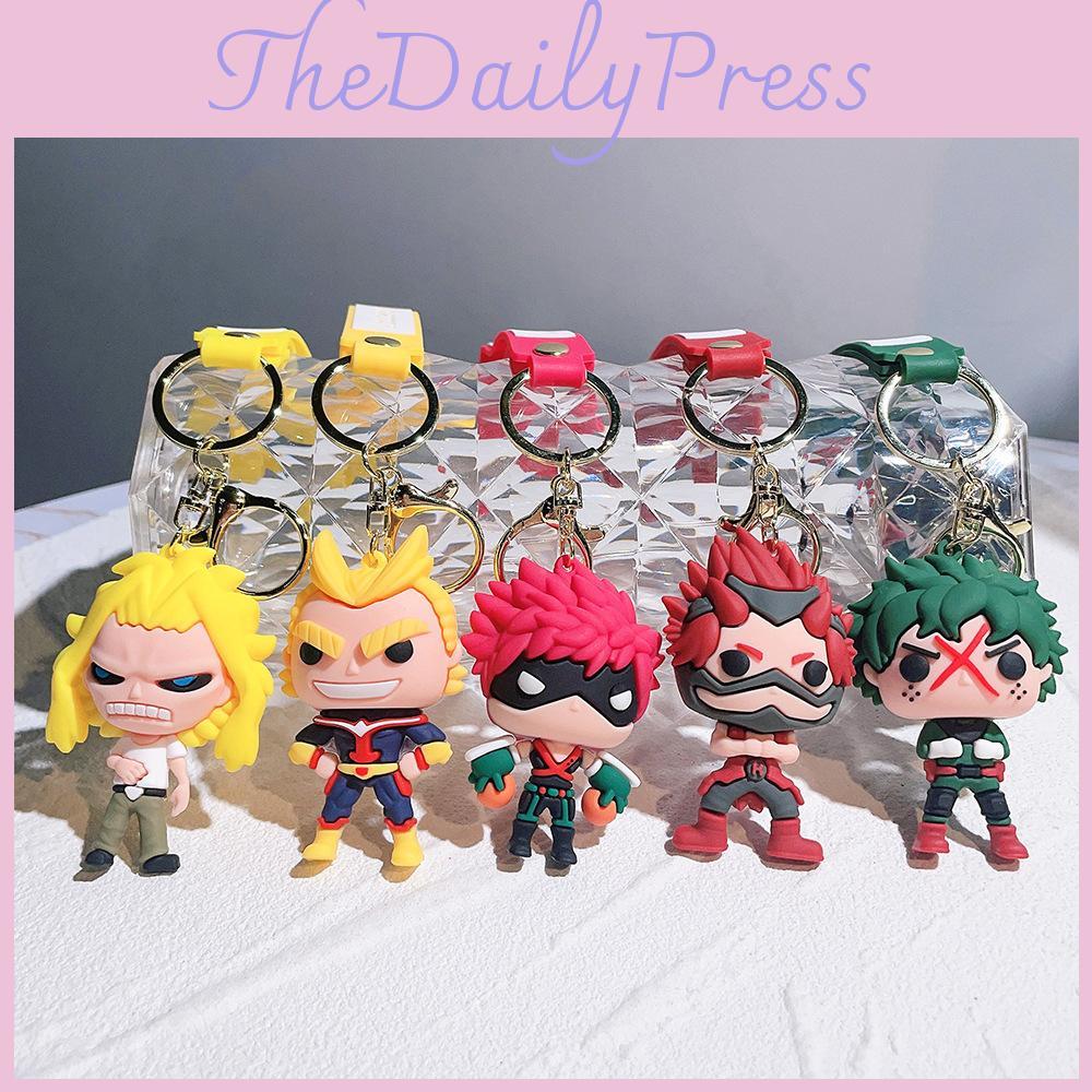 My Hero Academia Keychain Collectible Adorable Deku Bakugo Shoto Kirishima Gift