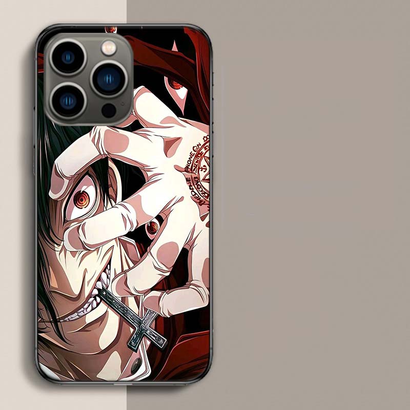 Alucard Helsing Phone Case For Iphone 17 Air 15 Pro 14 Plus 16 Pro Max 17E 16E 12 13 Mini 11 Cover Cute Fundas