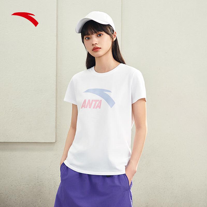 Anta Women s Logo Short Sleeve T-Shirt L