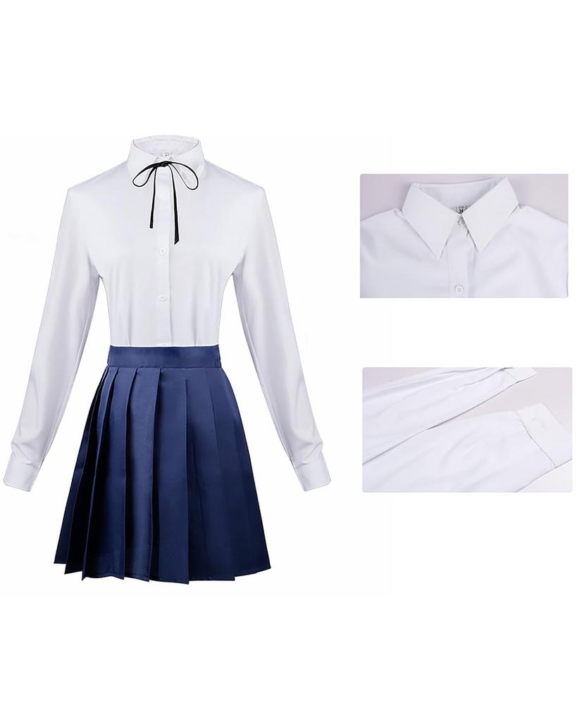 Ryo Yamada Cosplay Costume with Composer and Lyricist of Full Set for Perfect for School Festivals Ryo Wig Size [Excellent Quality] Wig, Bocchizarock,