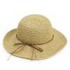 Summer hand-woven big-brimmed straw hat women's sunshade sunscreen hat foldable versatile beach hat sun hat