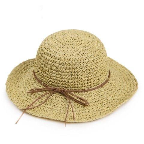 Summer hand-woven big-brimmed straw hat women's sunshade sunscreen hat foldable versatile beach hat sun hat