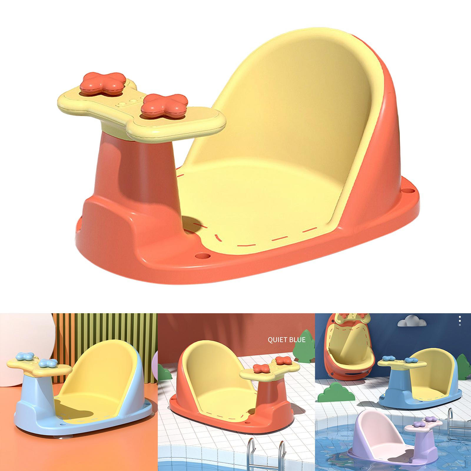 

Анти з присоскою, для немовлят 6-18 місяців, дітей, малюків, новонароджених Red Yellow, Type 04