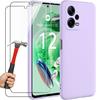 Vāciņš - Xiaomi - Redmi Note 12 5G - Silikona TPU - Īpaši plāns - Triecienizturīgs - Violets