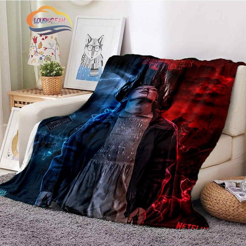 Stranger Things blanket 3D print Halloween Stranger Things blanket newest Popular Horror drama Sofa bed blanket Camping blanket