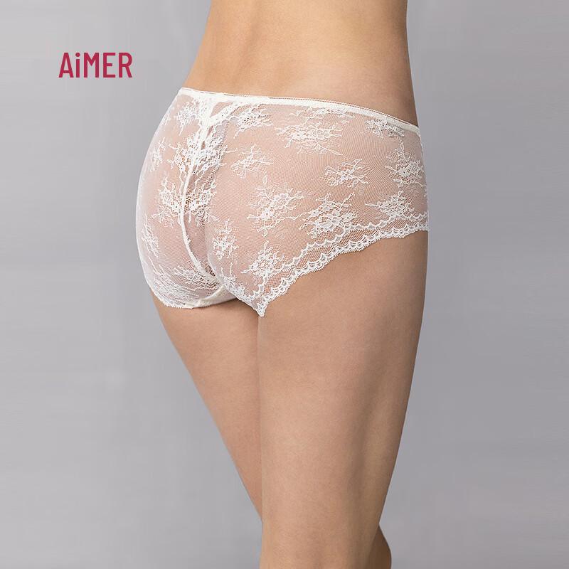 Aimer Women's Low-Rise Lace Boyshorts AM23B211