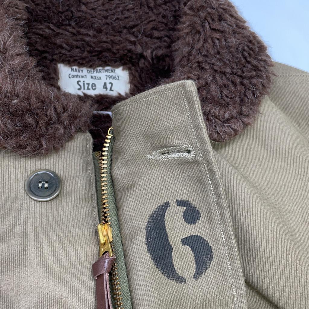 WAREHOUSE 79062FINAL FORM OF WWII 1945 N-1 WINTER JACKET Jacket 42 khakiUsed