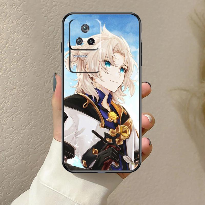 Albedo Genshin Impact Case For Xiaomi 15T Pro 14T 13T 14 15 Ultra 17 Pro Max POCO X7 F8 Pro X3 X5 X6 F5 F6 F7 Cover