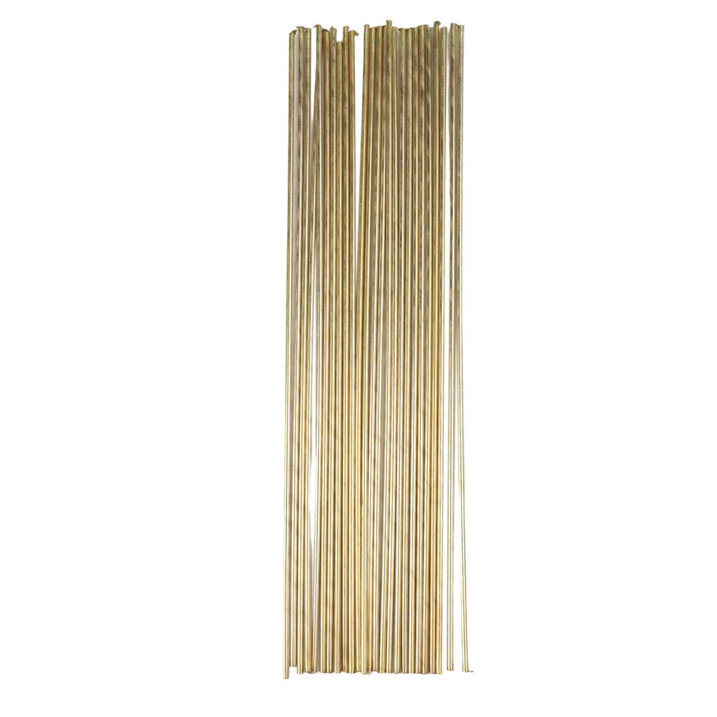 25PCS Brazing Rods Brass Solder Welding Rod for Oxyacetylene Gas Welding 250mm