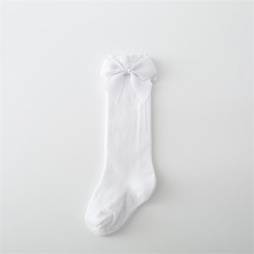 Lawadka Cotton Baby Girls Socks With Bows Knee High Children Princess Socks For Girls Toddler Kids Long Sock Autumn 0-7Years Old