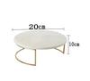 Iron Marble Cake Stand Dessert Tray Dim Sum Plate Display Stand Jewelry Tray Sushi Plate Snack Fruit Plates Refreshment Trays