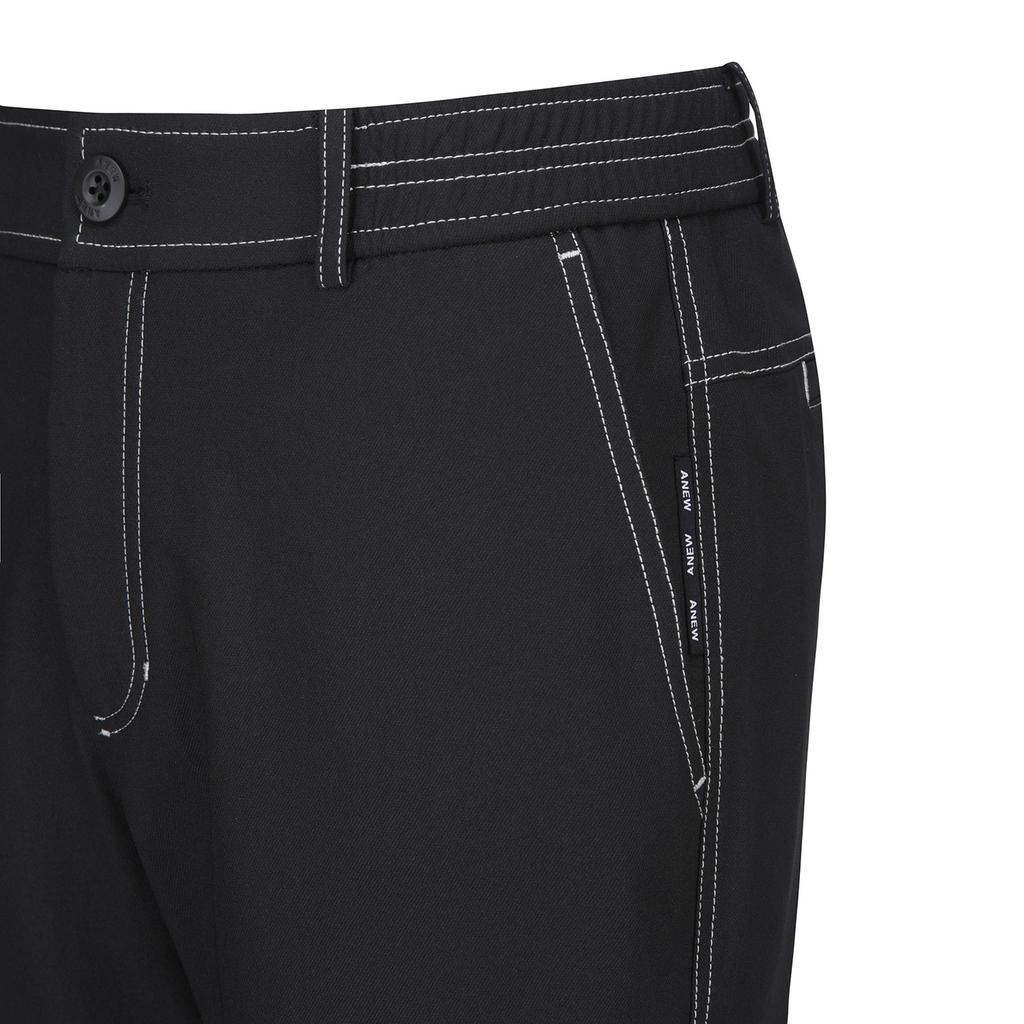 ANEW GOLF M Stitch Point Straight L/Pt_Bk