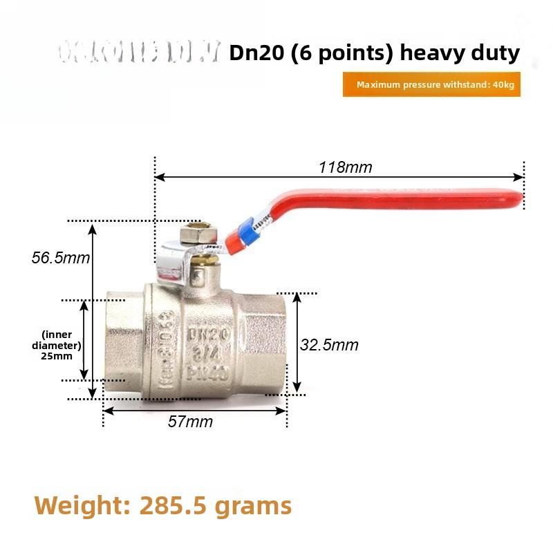 Edelstahl Kugelhahn SS304 2-teilig Volldurchgang Kugelhahn 1/2" 3/4" 1" 1-1/4" Innengewinde Vinylgriff Ventile
