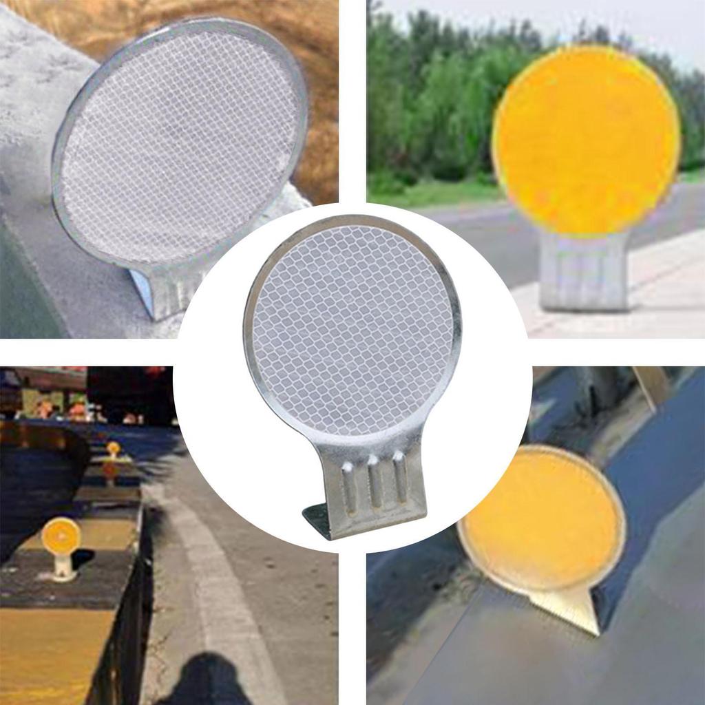 Driveway Marker Reflective Sign Road Pavement Marker Safety Sign Road Marker for Sidewalks Emergency Outdoor Parking Lot Parking