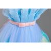 Girls Colourful Patchwork Princess Dresses Sleeveless Colour Patchwork Bowknot Dress Walking Piano Performance Dress 363  Girl's Favourite Dress