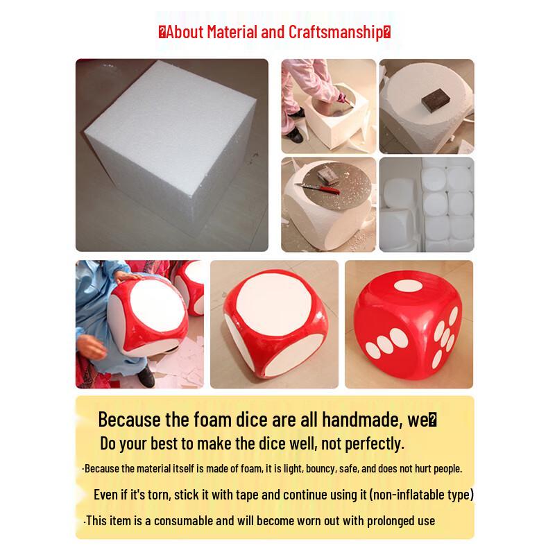 Giant 30cm Waterproof Foam Dice
