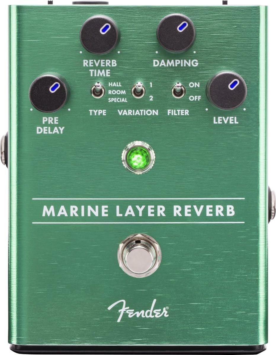 

Fender Педаль реверберации Effector Marine Layer не (батареи включены)