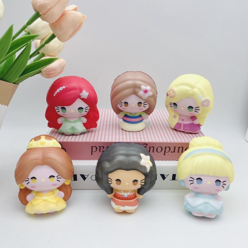 Disney Seria Prințesa în Fuga Jucării Decomprimare Tip Strivire Rebound Lent Decomprimare Ornament Păpușă pentru Birou Bărbați și Femei