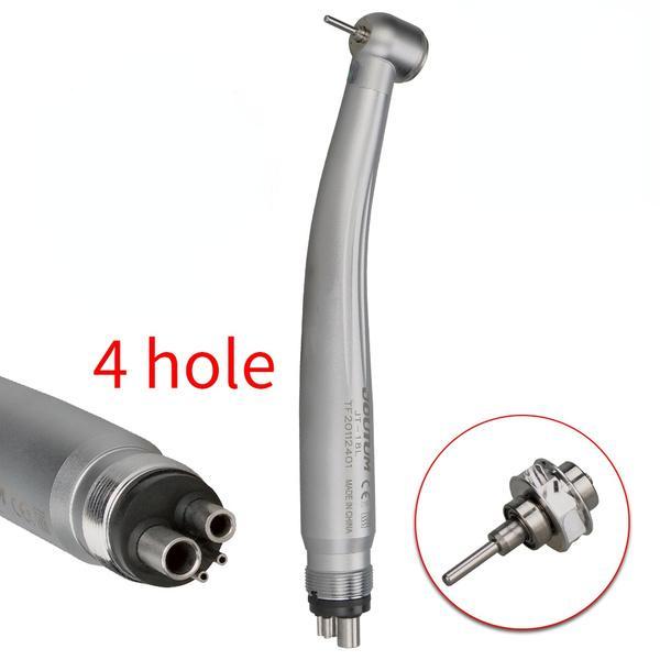 Dental E-generator Push Button High Speed Handpiece Air Turbine Triple Water Spray Hand Piece