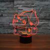 Bulbasaur 3d Touch Night Light 7colors Usb Rechargeable Home Decoration Office