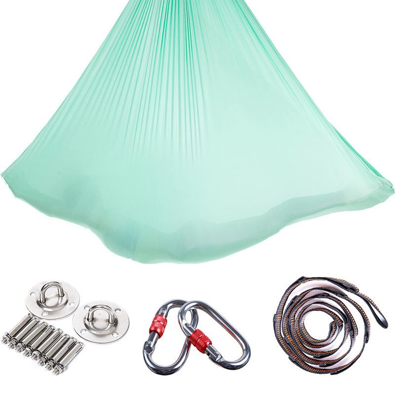 Special pentru Studio Gravity Aerial Yoga Hamac Hang Rope Sling Stretch Fabric Satin