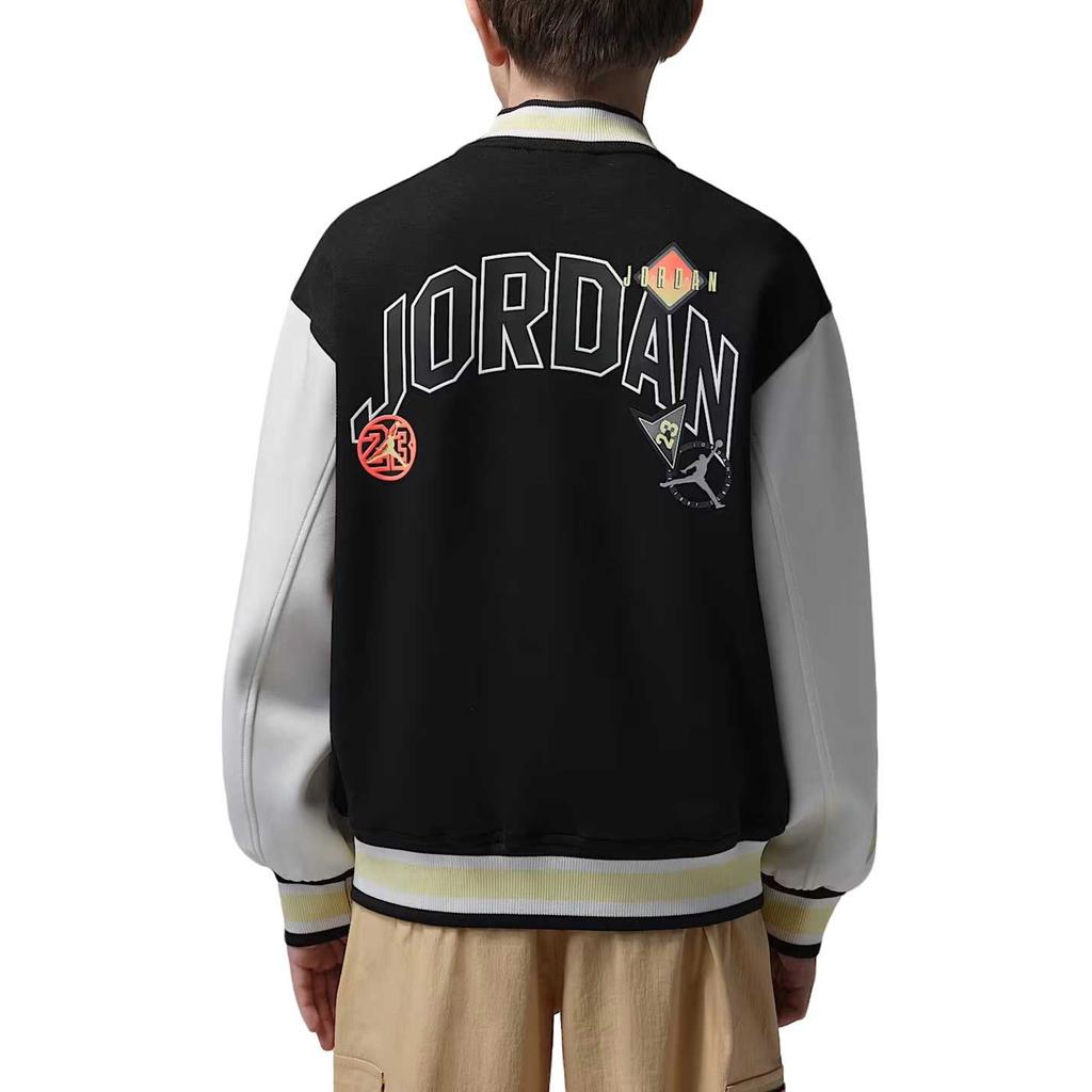Jordan Jacket Patch Dynasty Letter Print Baseball Collar Zipper Long Sleeve Kids jackets IU5292-010