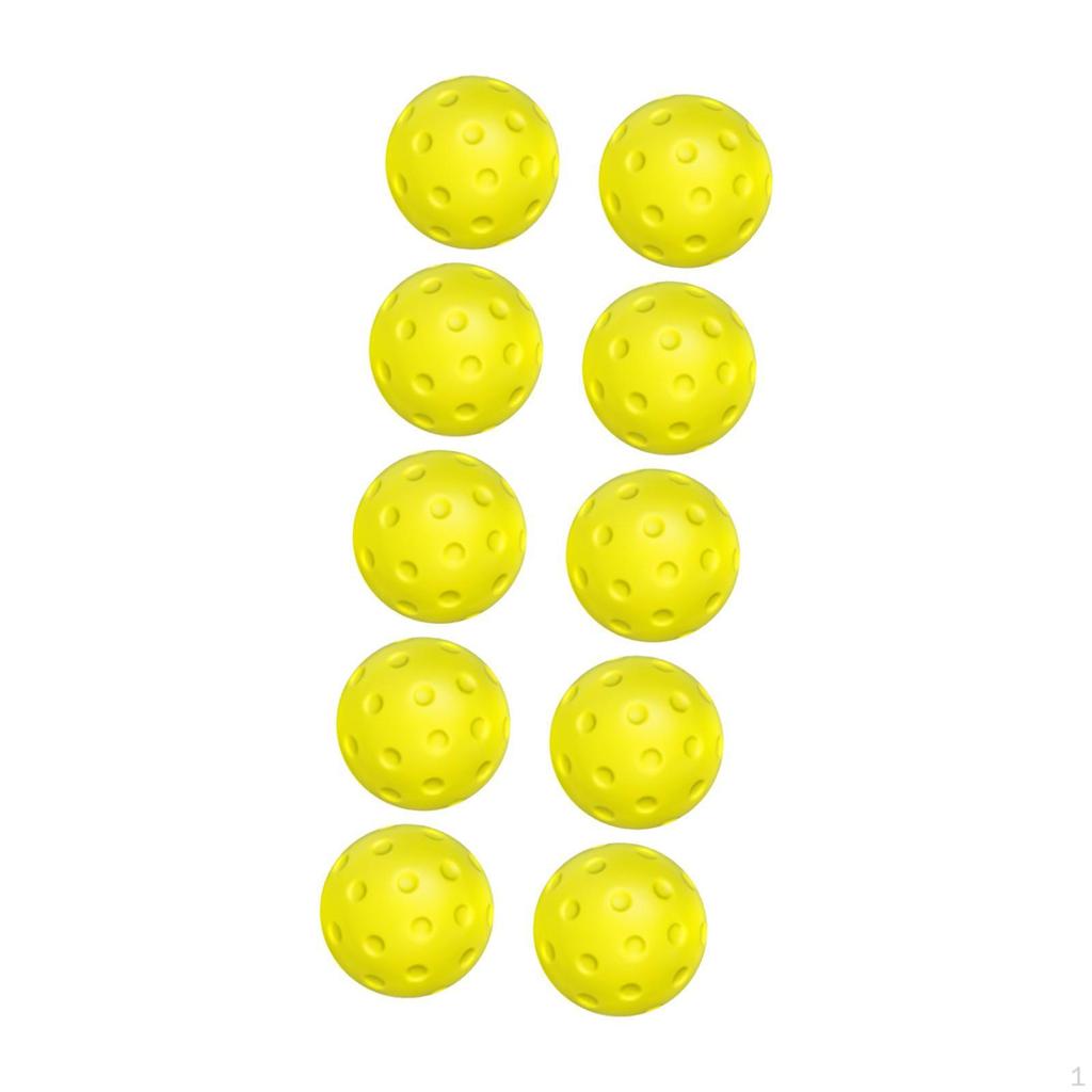 10 Count Foam Balls for Pickleball Fun