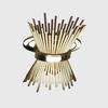 Sputnik Brass Wall Fixture Mid Century Modern Skyla Sconce Lamp Retro Lighting