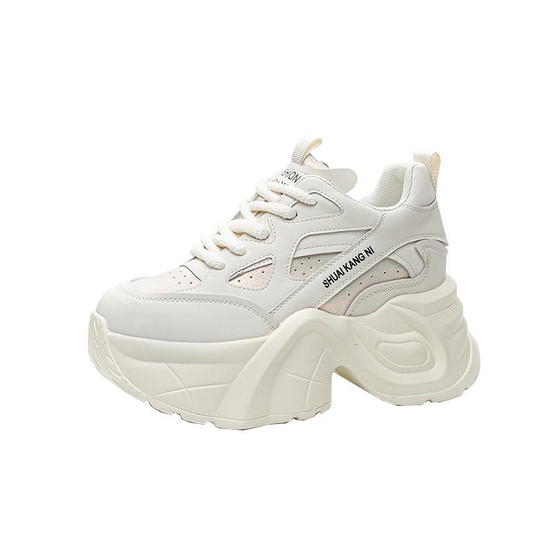 Autumn new shoes inner height increase platform casual shoes 40